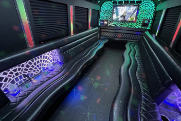 Quincy Limo Bus Interior