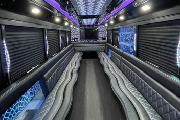 Quincy Party Bus Interior