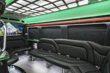 Quincy Sprinter Party Bus Interior
