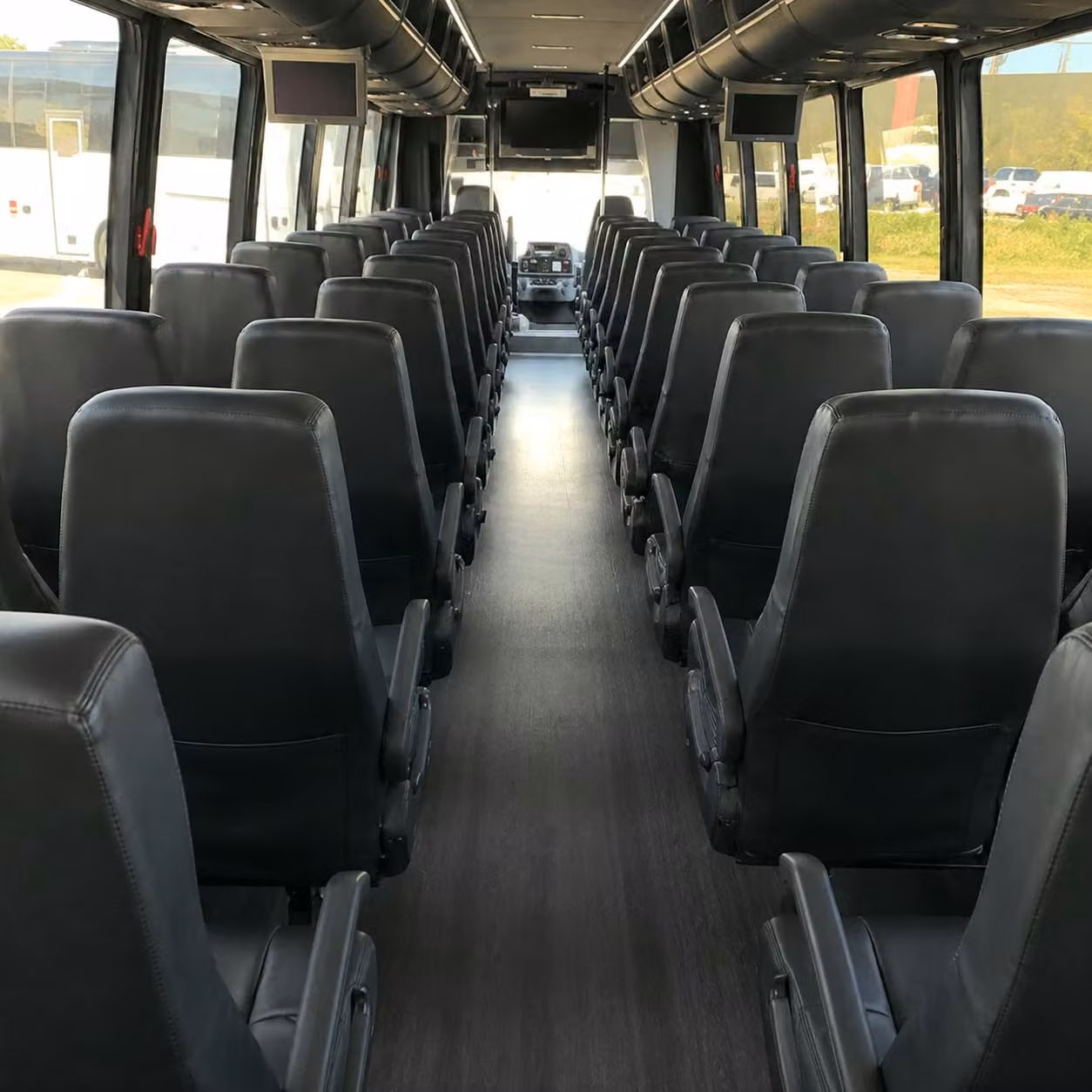 28 passenger minibus inside