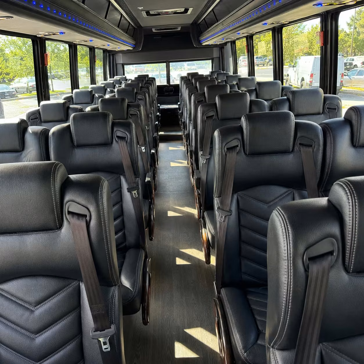 30 passenger minibus interior