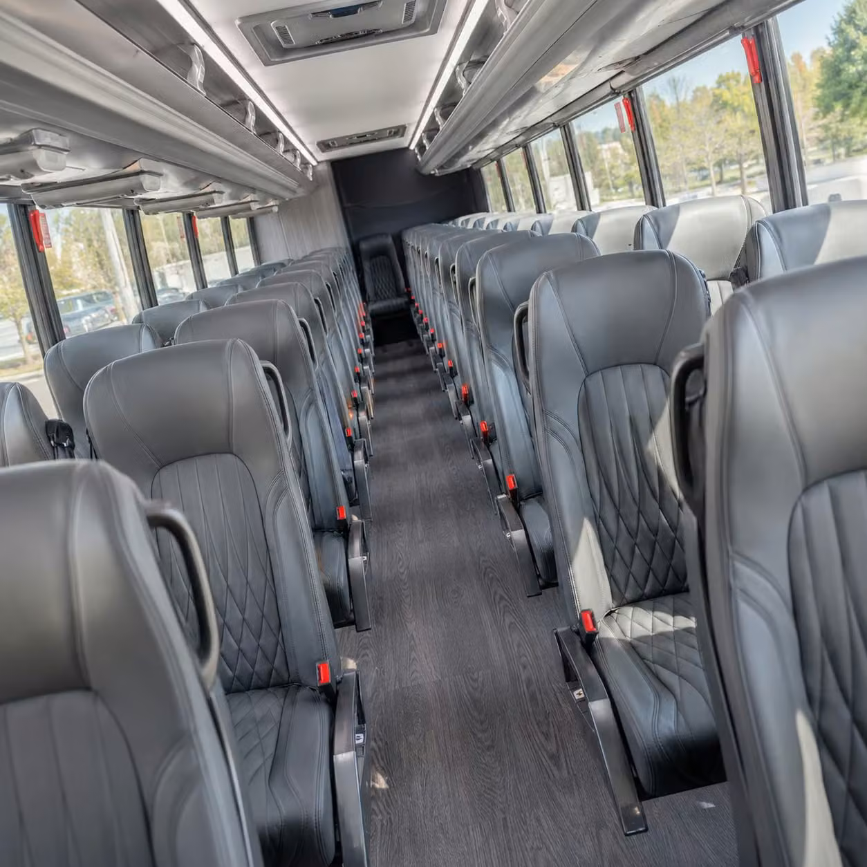 35 passenger minibus inside