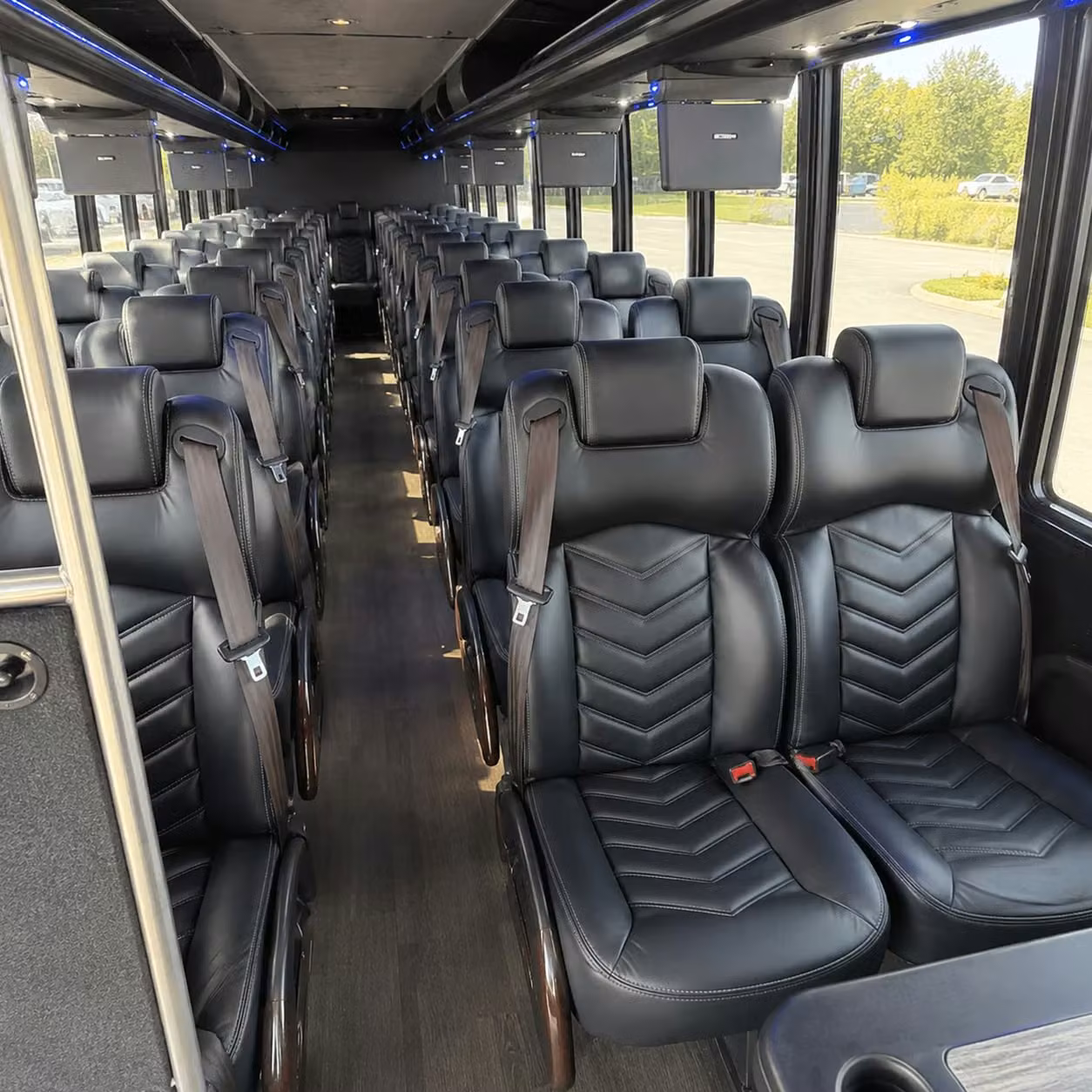35 passenger minibus interior