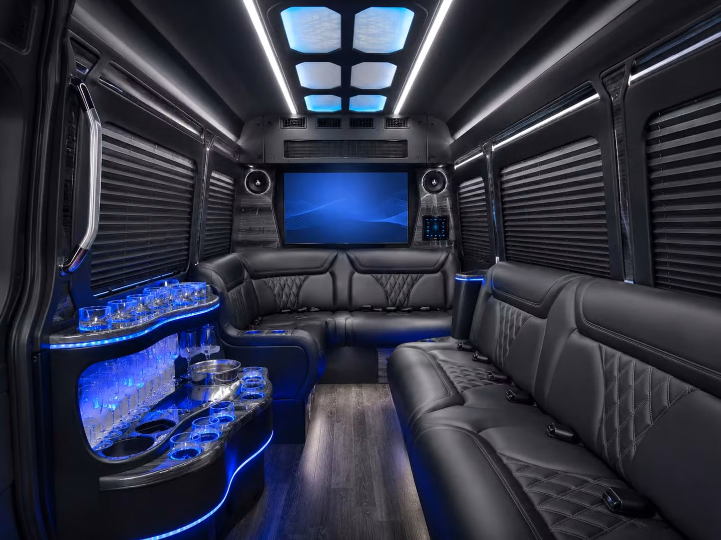 shuttle multiple pickup locations across quincy for large concert groups