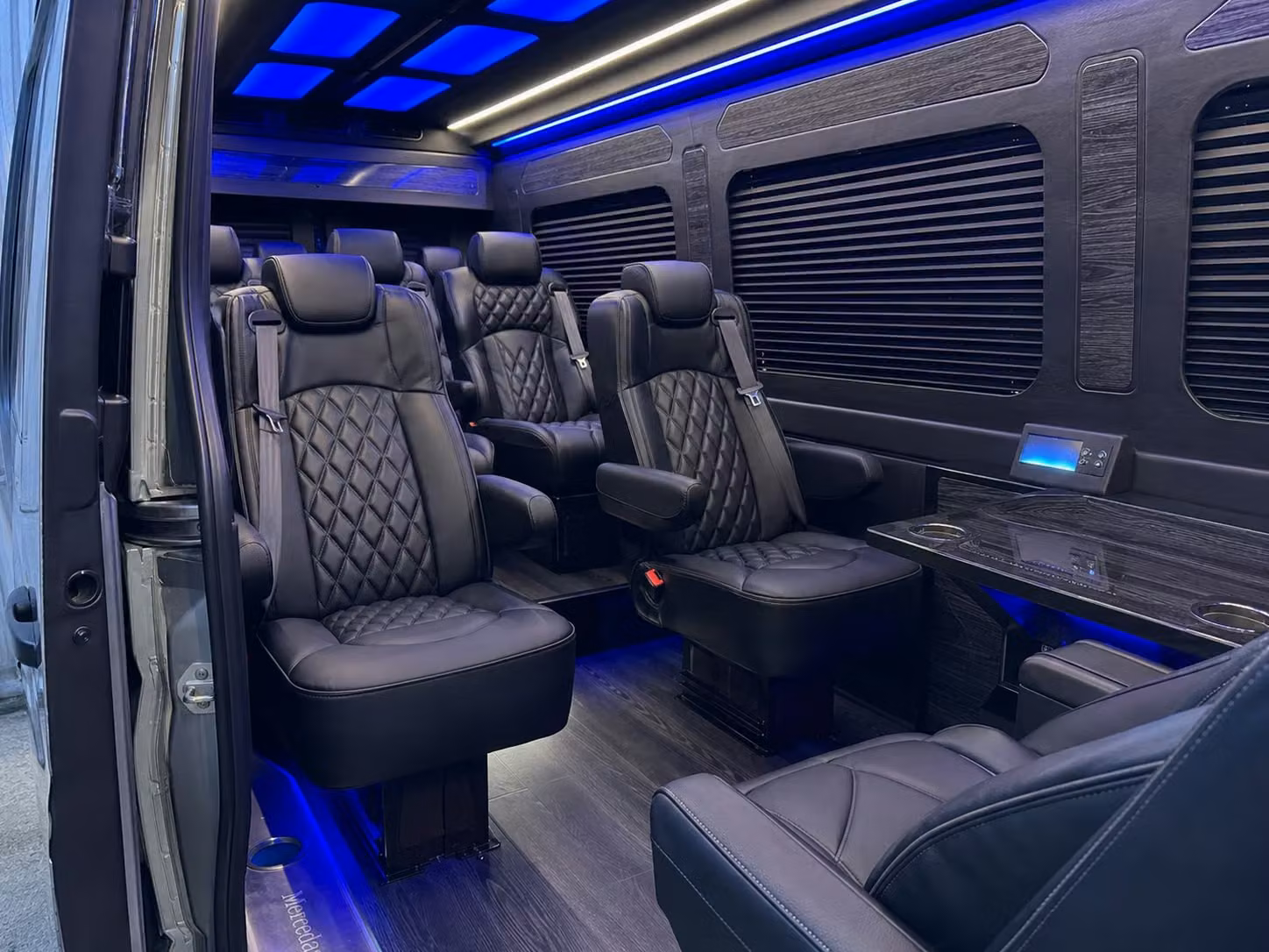 sprinter van transportation for groups and events across quincy